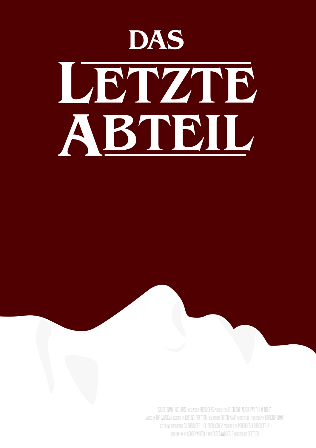 Design de Poster par Eoghan Hanlon pour Little Bridge Pictures | Design #10823758