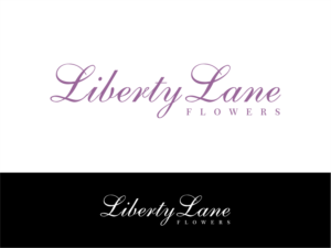 Liberty Lane Flowers  | Logo Design by CM®