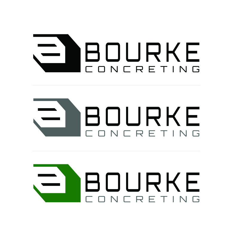Diseño de Logo por MolokoPlusVitX para Bourke's Concreting | Diseño #2398084