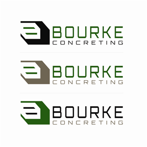 Logo Design by MolokoPlusVitX for Bourke's Concreting | Design: #2398085