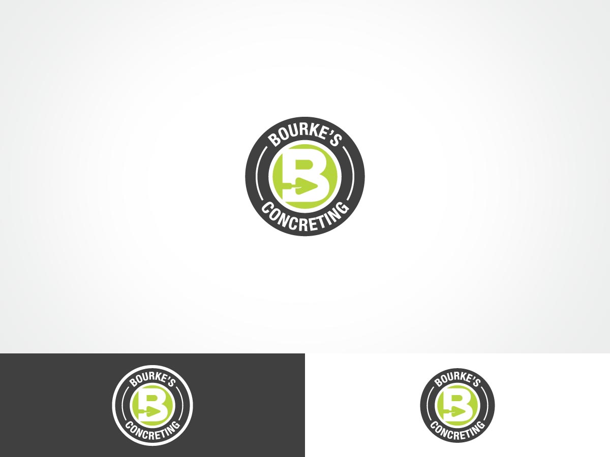 Logo Design by ArtTank for Bourke's Concreting | Design #2372225