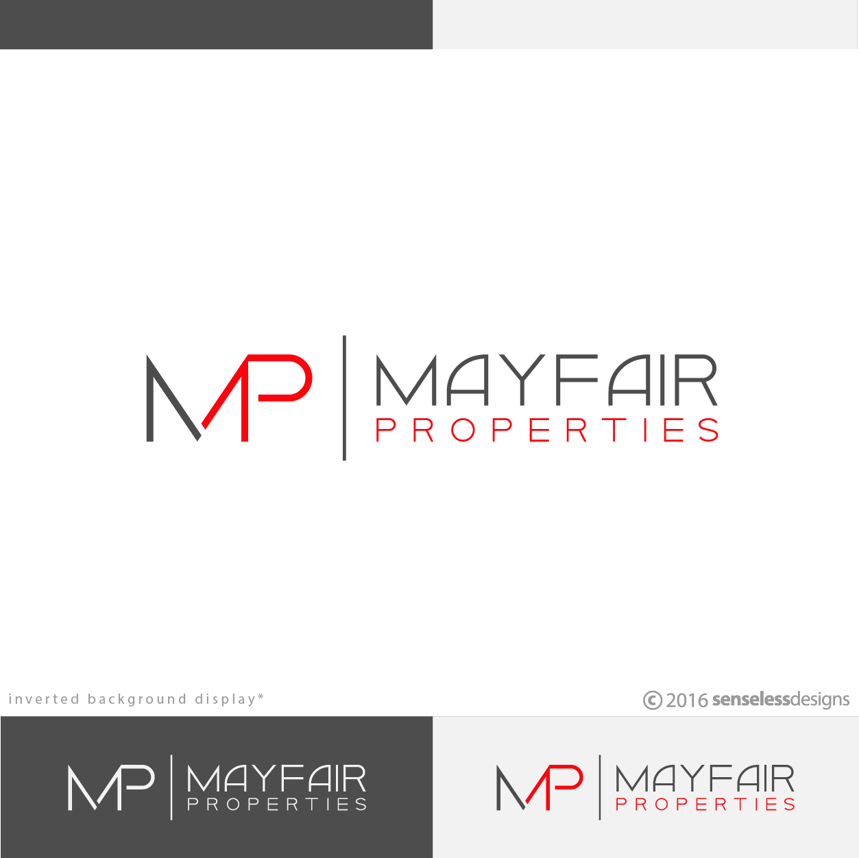 Logo Design by Senseless for Mayfair Properties - Keller Williams Realty | Design #10778277