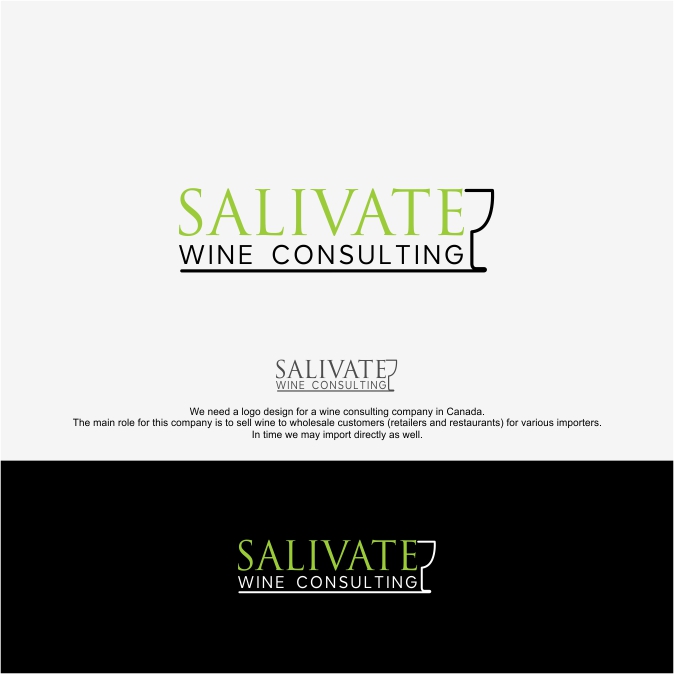 Logo Design by ecorokerz for Salivate Wine Consulting | Design #10778351