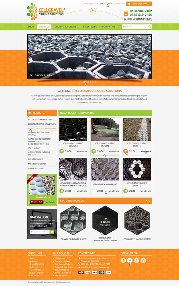 Web-Design von Anooshaa für CELLGRAVEL | Design #10792343