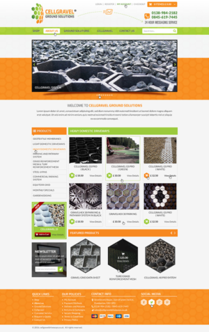 Web-Design von Anooshaa für CELLGRAVEL | Design: #10792343