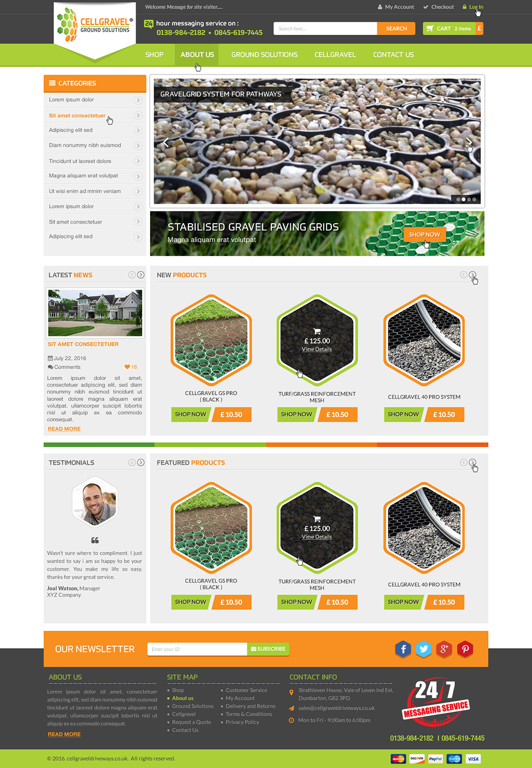Web-Design von Anooshaa für CELLGRAVEL | Design #10852858