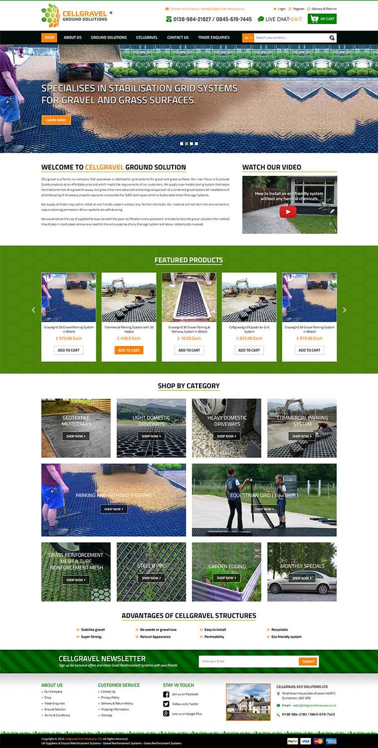 Diseño Web por alexend para CELLGRAVEL | Diseño #10829615