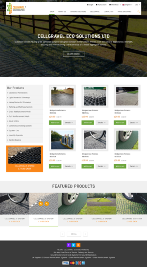 Diseño Web por webxvision para CELLGRAVEL | Diseño #10861121