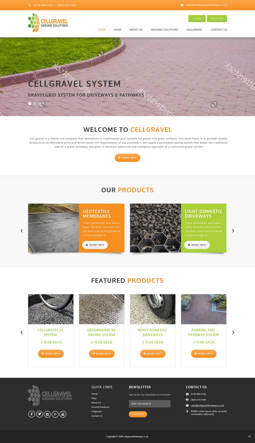 Web-Design von pb für CELLGRAVEL | Design #10808327
