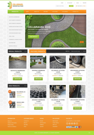 Web-Design von pb für CELLGRAVEL | Design: #10808329