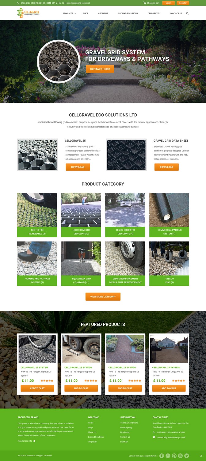 Web Design by pb for CELLGRAVEL | Design #10808330