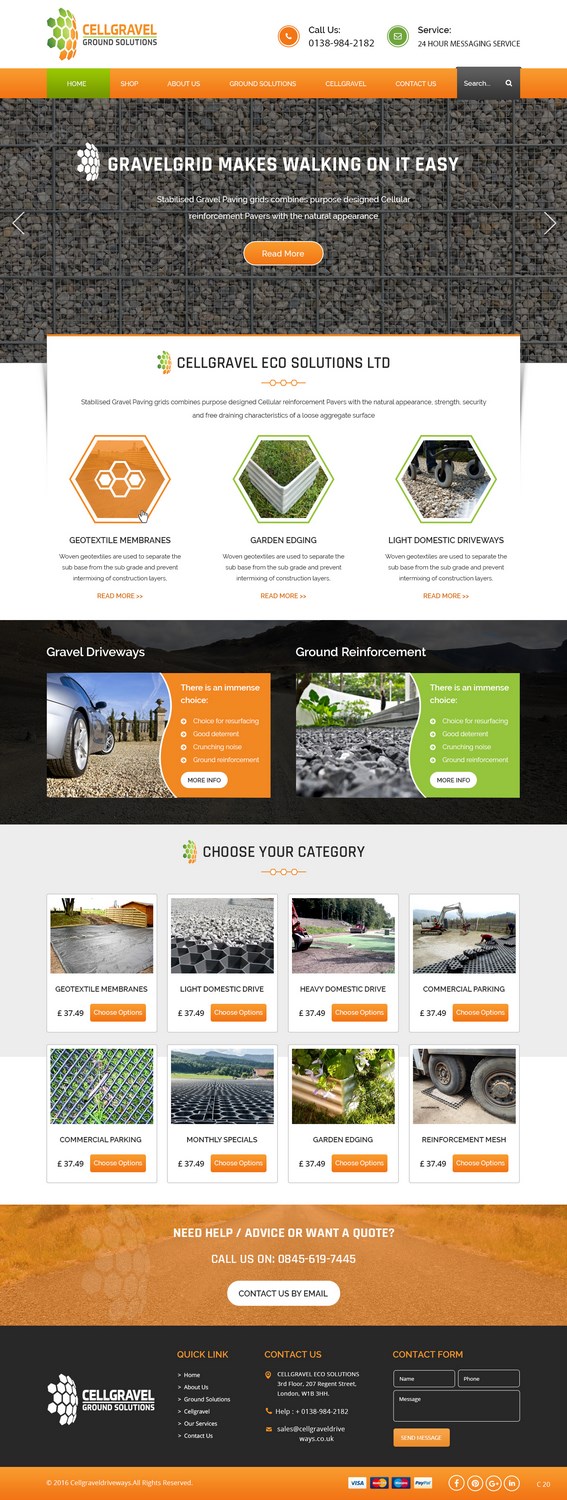 Web-Design von pb für CELLGRAVEL | Design #10811396