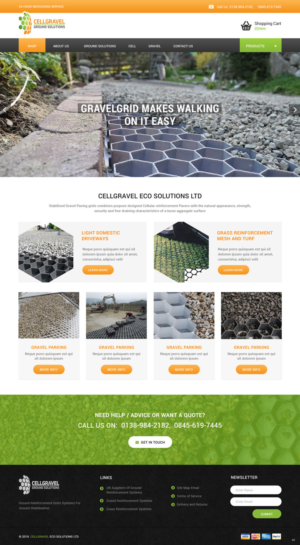 Web-Design von pb für CELLGRAVEL | Design: #10811399
