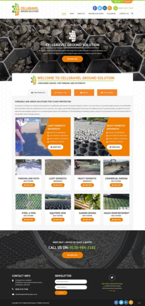 Web-Design von pb für CELLGRAVEL | Design: #10815319