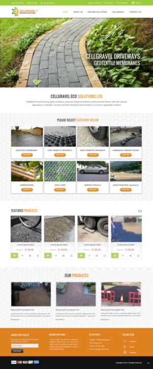 Web-Design von pb für CELLGRAVEL | Design: #10815322