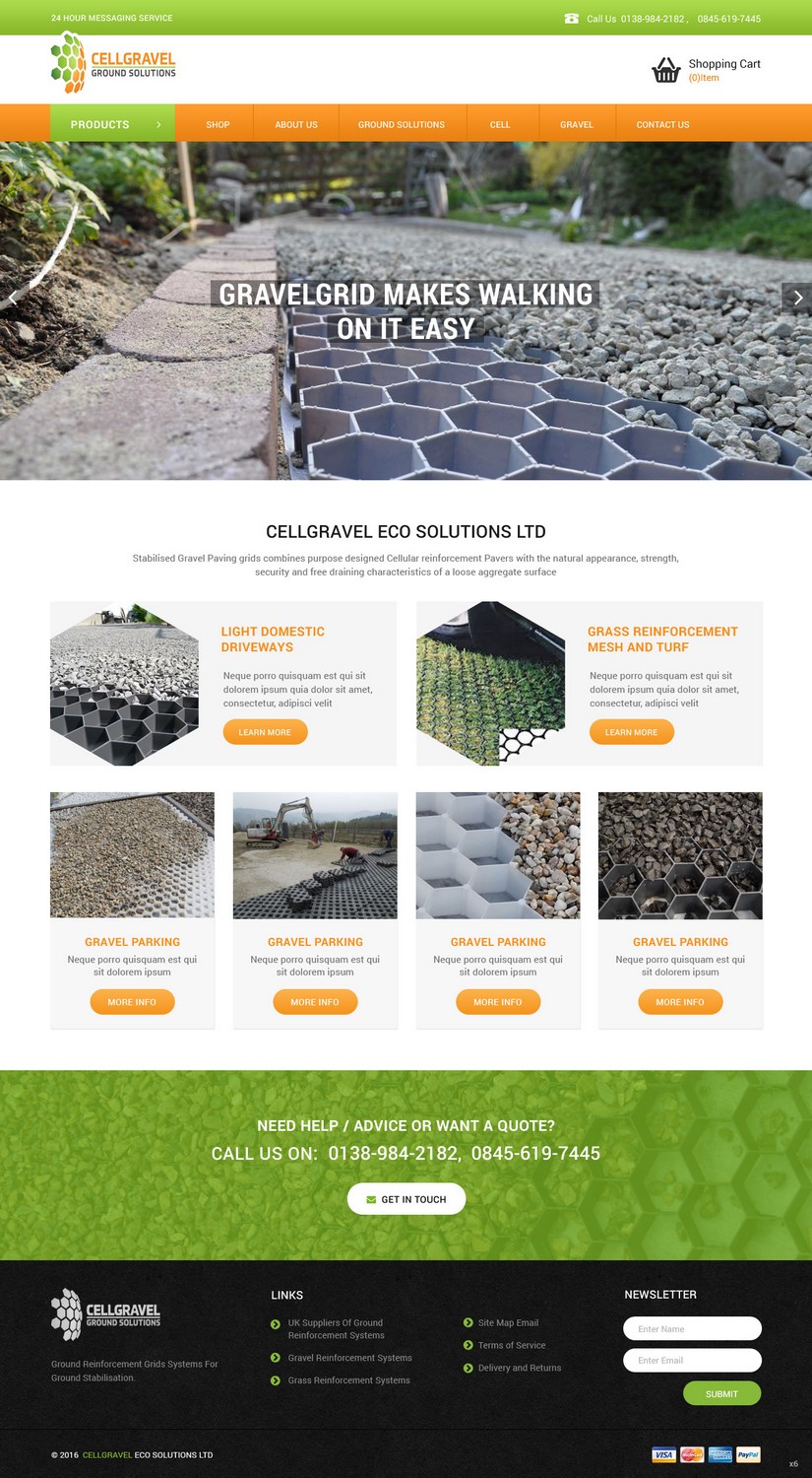 Web-Design von pb für CELLGRAVEL | Design #10845771