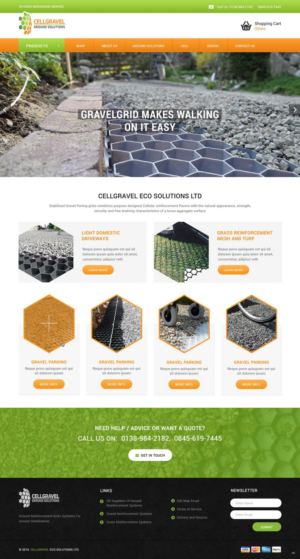 Web-Design von pb für CELLGRAVEL | Design: #10845773