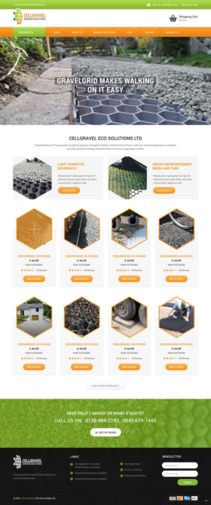 Web-Design von pb für CELLGRAVEL | Design: #10853852