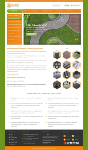 Web-Design von pb für CELLGRAVEL | Design: #10890181
