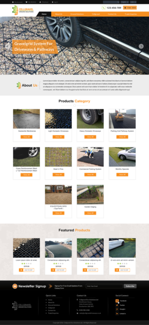 Web-Design von Sbss für CELLGRAVEL | Design: #10782341