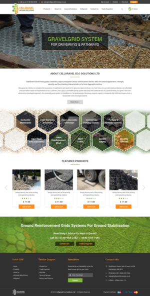Web-Design von Sbss für CELLGRAVEL | Design: #10782342