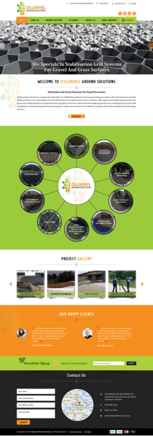 Web-Design von Sbss für CELLGRAVEL | Design: #10782343