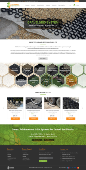 Web-Design von Sbss für CELLGRAVEL | Design: #10782355