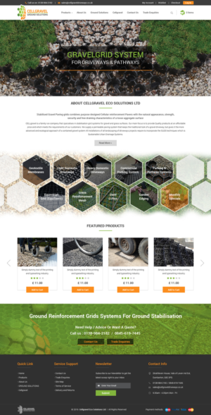 Web-Design von Sbss für CELLGRAVEL | Design: #10782356