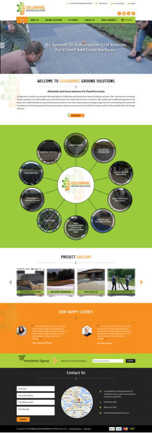Web-Design von Sbss für CELLGRAVEL | Design: #10782357