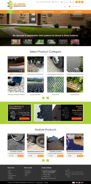 Web-Design von Sbss für CELLGRAVEL | Design: #10782360
