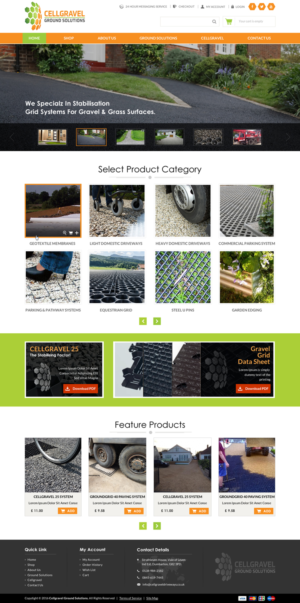 Web-Design von Sbss für CELLGRAVEL | Design: #10782361