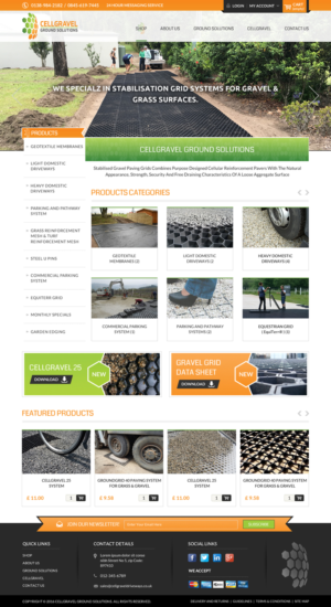 Web-Design von Sbss für CELLGRAVEL | Design: #10782409