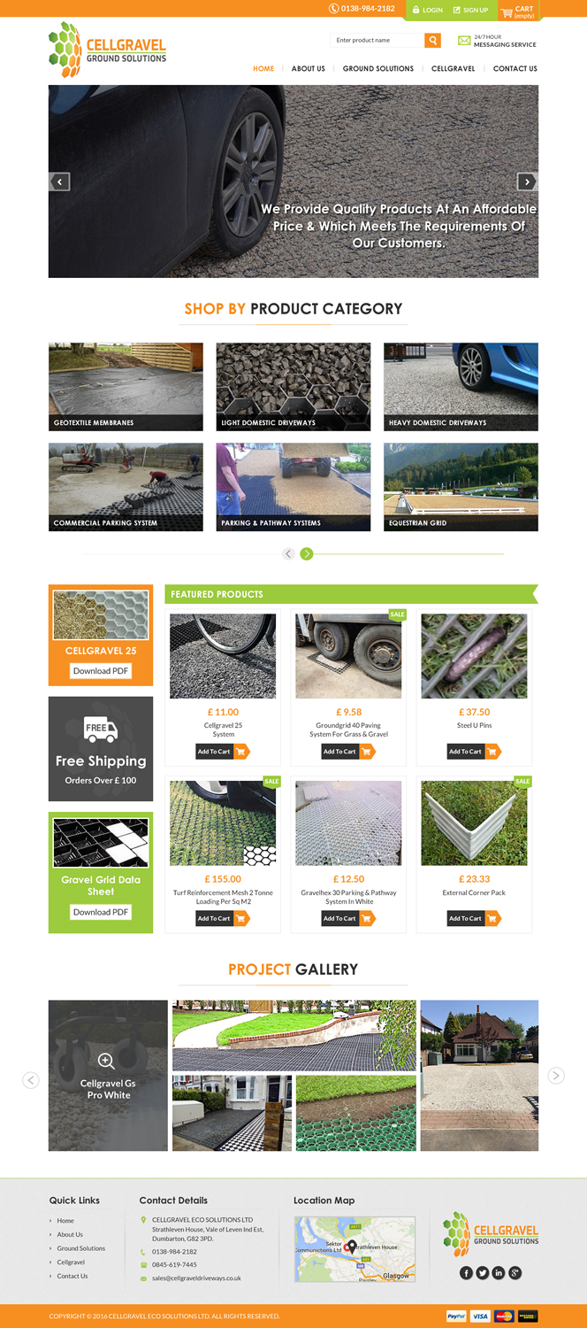 Web Design by Sbss for CELLGRAVEL | Design #10782416