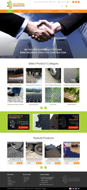 Web-Design von Sbss für CELLGRAVEL | Design: #10791480