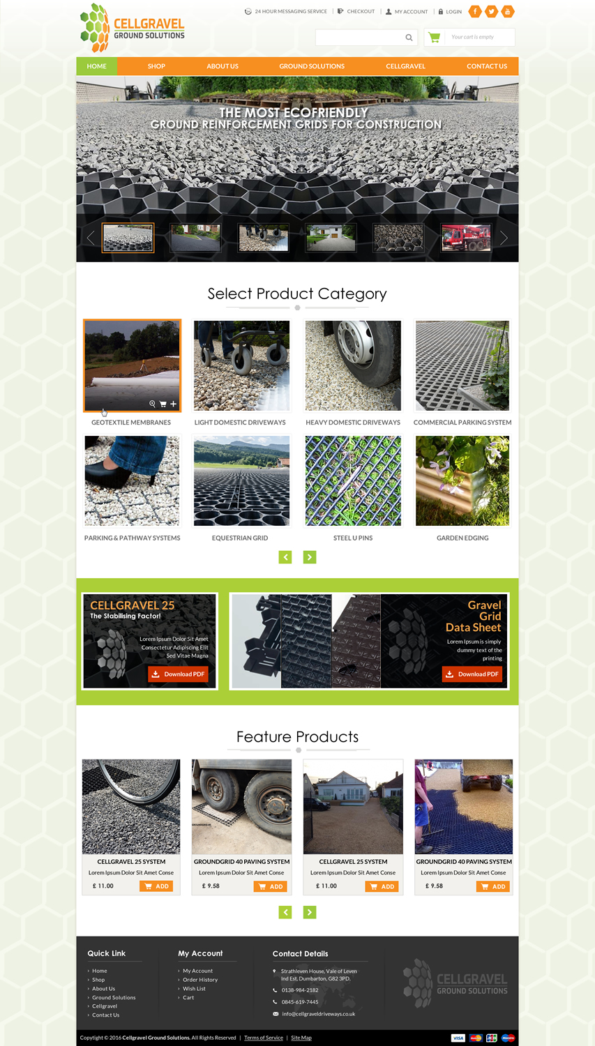 Web-Design von Sbss für CELLGRAVEL | Design #10791481