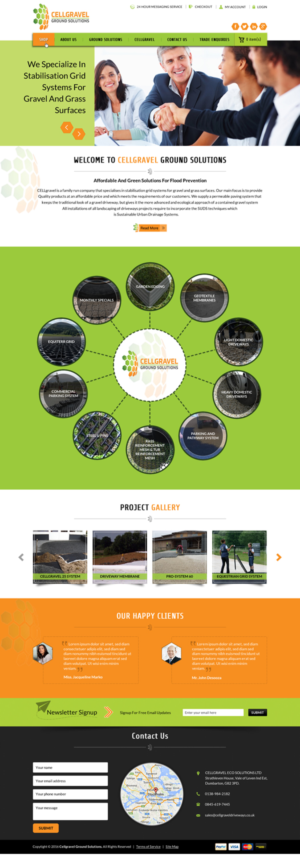 Web-Design von Sbss für CELLGRAVEL | Design: #10791482