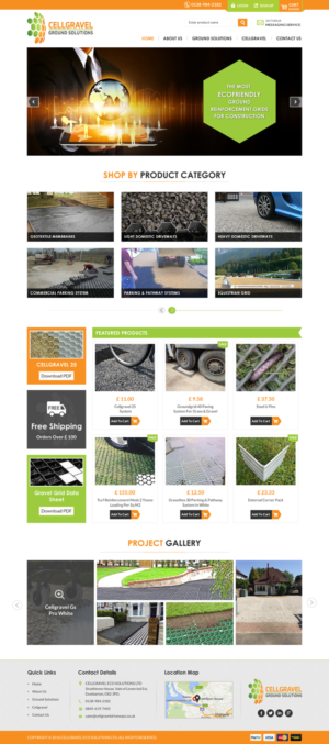 Web-Design von Sbss für CELLGRAVEL | Design: #10791483