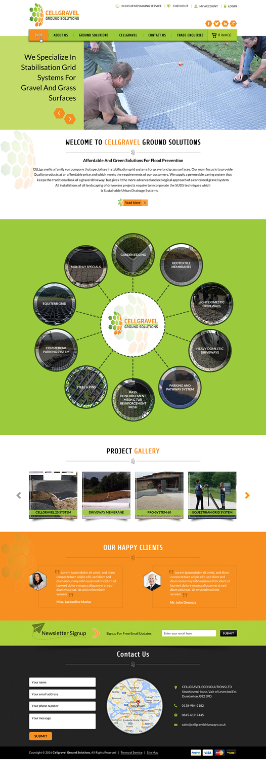 Web-Design von Sbss für CELLGRAVEL | Design #10791484