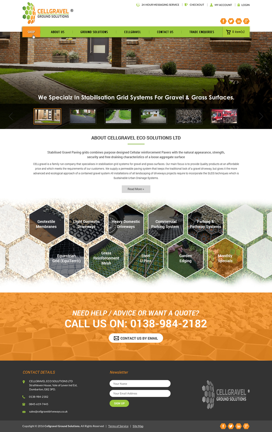 Web Design by Sbss for CELLGRAVEL | Design #10814582