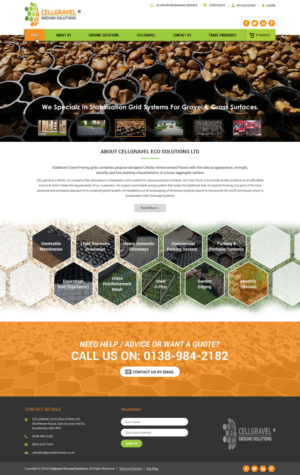 Web-Design von Sbss für CELLGRAVEL | Design: #10814583