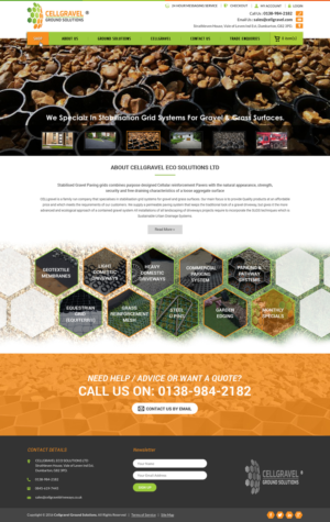 Web-Design von Sbss für CELLGRAVEL | Design: #10840733