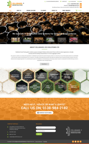 Web-Design von Sbss für CELLGRAVEL | Design: #10841156