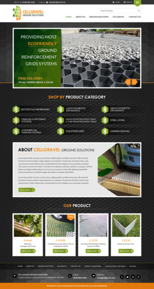 Web-Design von Sbss für CELLGRAVEL | Design: #10841162
