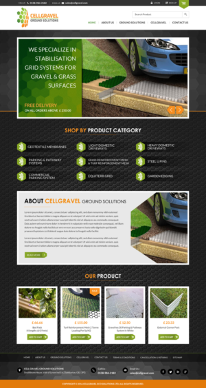 Web-Design von Sbss für CELLGRAVEL | Design: #10841163