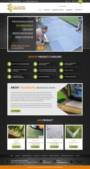 Web-Design von Sbss für CELLGRAVEL | Design: #10841164