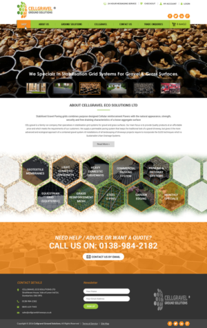 Web-Design von Sbss für CELLGRAVEL | Design: #10841165