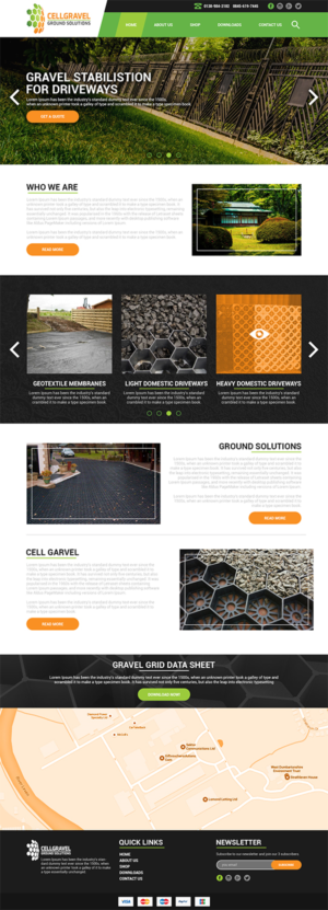 Web-Design von Logo Xtudio für CELLGRAVEL | Design: #10853473