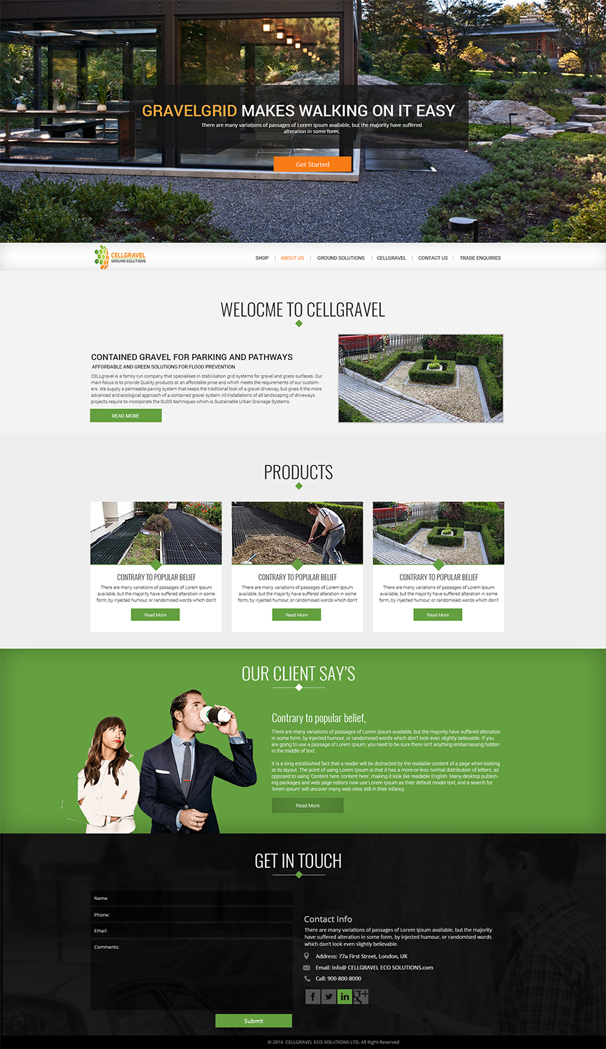 Web-Design von Logo Xtudio für CELLGRAVEL | Design #10853487