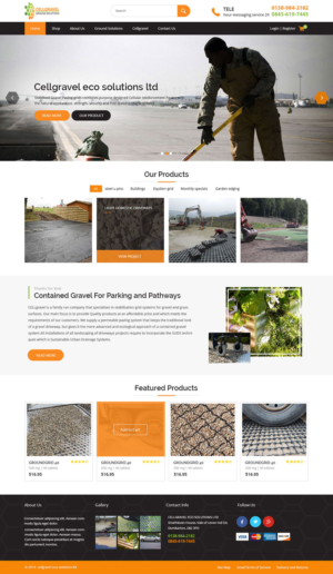 Web-Design von syrwebdevelopment für CELLGRAVEL | Design: #10814675