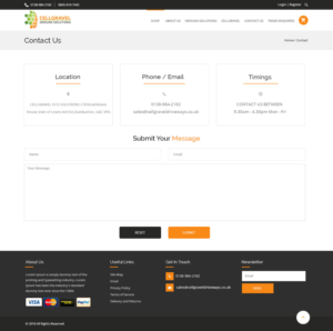 Web-Design von zxsolutions für CELLGRAVEL | Design: #10814710